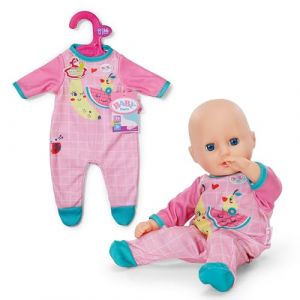 Zapf Creation Baby Born Grenouill&egrave;re Rose avec d&eacute;tails Bleus et imprim&eacute; Mignon pour poup&eacute;es de 36 cm, 839249