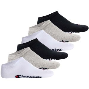 Champion Core Socks 6pp Short Crew Chaussettes, Gris Clair, 39-42 Mixte