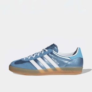 Adidas Originals Gazelle Indoor W Femme bleu Taille 38 Chaussures - Couleur bleu - Taille 38