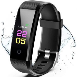 Montre Connect&eacute;e Bracelet- Tracker d'Activit&eacute;- Montre Sport- IP67 Smartwatch Fitness Tracker Podometre Marche Calorie Sommeil