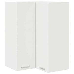 VidaXL Armoire suspendue Riga Blanc 57 x 57 x 80 cm Bois d'ing&eacute;nierie