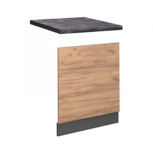 Fa&ccedil;ade Fame-Line, 60 Cm, Pt Anthracite, Ch&ecirc;ne De Force Dor&eacute;, Vicco