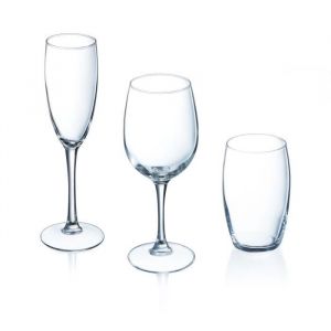 Luminarc Service de verres - La Cave - 18 pièces - Verre - Compatible lave-vaisselle