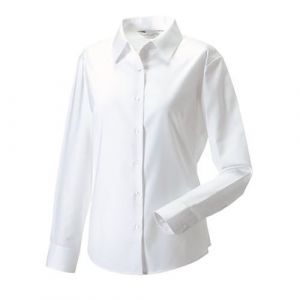 Russell Chemise Collection Chemisier &agrave; manches longues BC1022 - Couleur EU XXL,EU S,EU M,EU L,EU XL,EU 3XL,EU 4XL - Taille Blanc