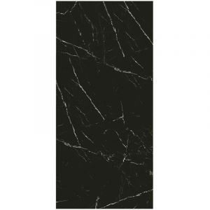 Panneau mural - Marbre noir - Mat texturé - NATALIA - 1,2 m x 2,55 m x 4 mm