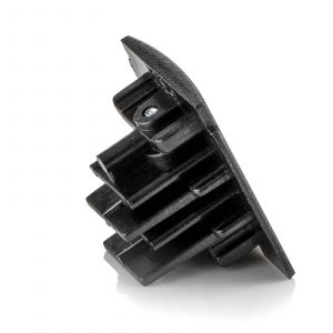 Global Nordic Aluminium XTS41-2 Embout de finition pour rail 3 allumages noir