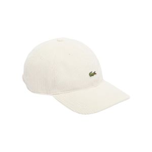 Lacoste Casquette velours côtelé en coton