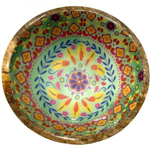 Signes Grimalt Bol en bois de manguier - Design moderne - Id&eacute;al pour la cuisine et la d&eacute;coration - Accessoire polyvalent et &eacute;l&eacute;gant