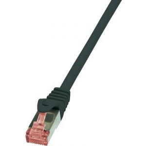 Logilink CQ2023S - C&acirc;ble r&eacute;seau CAT6A S/FTP 0.50 m noir