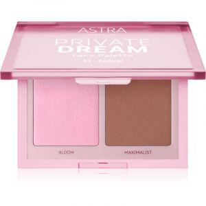 Astra Melhor Dto! Private Dream Face Palette 1 Radical Duo Blush Bronzer