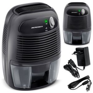 Déshumidificateur d'air noir Berdsen BR-68B avec adaptateur voiture