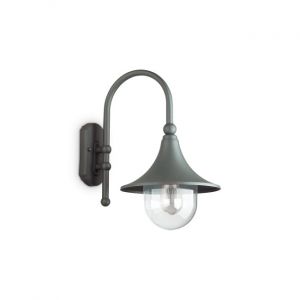 Ideal lux Applique extérieure CIMA Anthracite 1xE27 60W