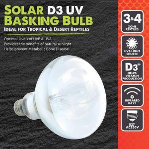 Komodo Lampe pour terrarium Solar D3 UV Basking Bulb