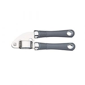 Kitchencraft Presse-Ail Professionnel avec Poignées Confortables, Acier Inoxydable, 18,5 cm