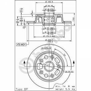 Brembo 1 Disque de frein 08.5954.10
