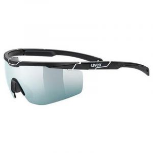 Image de Uvex Sportstyle 117 Lunettes de Soleil Mixte Adulte, Noir Mat/Blanc, Taille Unique