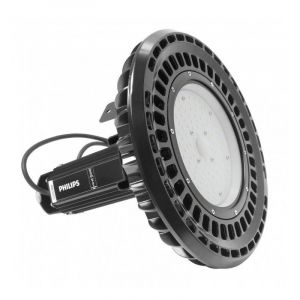 Delitech Blanc Neutre - Cloche LED UFO / suspension industrielle - 100 W - Full Philips - ALTHAE - Usiné en France ø280x340mm