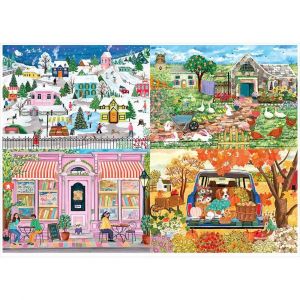 Puzzle 4x260 pi&egrave;ces : Shanya Bharti