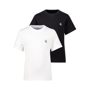 Calvin Klein Jeans T-shirt blanc / noir - Couleur Blanc / Noir - Taille 140
