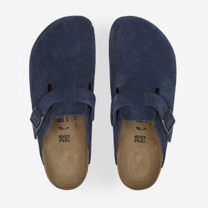 Birkenstock Sandales en cuir su&eacute;d&eacute; Boston