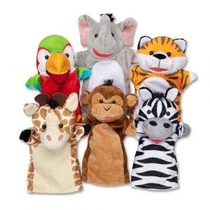 Melissa & Doug Safari Puppet Set (6 Piece) - 1.0 ea