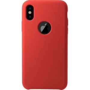The kase Coque iPhone X/Xs SoftGel Silicone Rouge vif