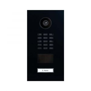 Image de Doorbird Portier vid&eacute;o ip 1 sonnette avec lecteur de badge rfid D2101V ral 5004 Bleu