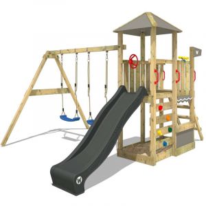 Image de Wickey Aire de jeux Smart Savana et toboggan anthracite