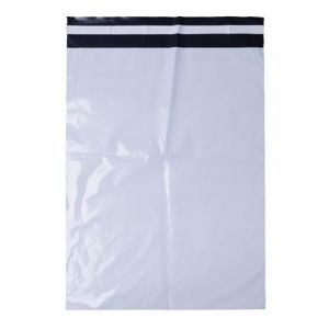 OFFICE PRODUCTS Sacs d'expédition en plastique de marchandises / 100 pièces/en film LDPE/Sacs d'expédition opaques / 40 x 50 x 4 cm/Couleur : blanc