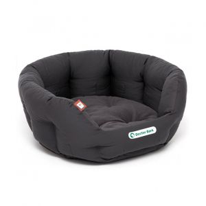 Doctor Bark Corbeille rembourrée pour chien Taille M 50 x 40 cm - Gris