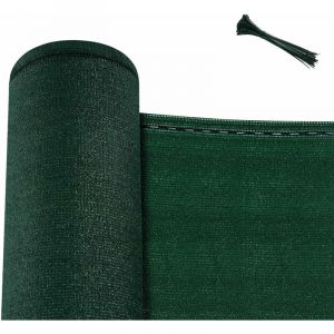 Brise Vue Jardin. Brise Vue 1.8x15m. Brise Vue Balcon en pehd 180g/m&sup2;. Filet Occultant Jardin. Protection Contre Vent. Soleil. avec Attaches C&acirc;bles.