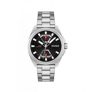 Montre Homme Hugo #Lit Multi - 1530402 Bracelet Silicone Noir