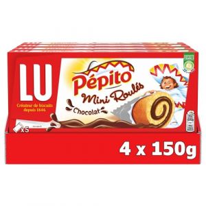 Lu Miniroulés Chocolat 150g - Lot de 4