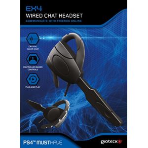 Gioteck EX4 - Micro casque avec fil pour PS4