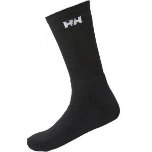 Helly Hansen Cotton Socks 3-Pack, black EU 38-41 Chaussettes loisirs