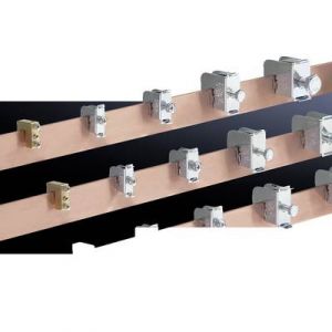 Rittal Bloc de jonction pour C.I 3456.500 T&ocirc;le d'acier 15 pc(s)