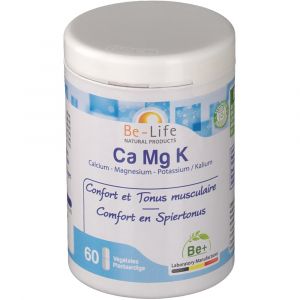 Be-Life Ca-Mg-K 600mg Mineraux - 60 capsules