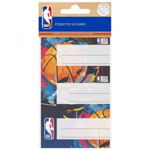 Lot de 9 étiquettes 80x40mm - NBA