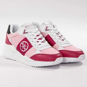 Guess SNEAKER TESHA LOGO 4G Rose - Couleur Rose - Taille 36