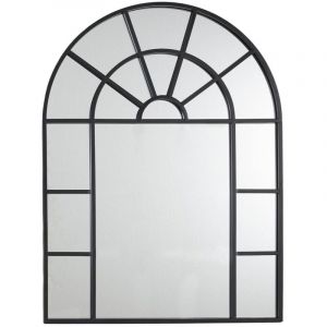 Altobuy - Miroir Fenêtre Métal Noir 60x80 cm