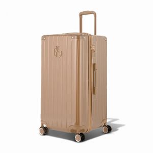 Valise Trunk L Rigide Intemporelle, Champagne