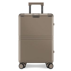 ONYX Hybrid Pro Hand Luggage Suitcase 35 Litres - Polycarbonate recycl&eacute; et design sans fermeture &eacute;clair - Valise de voyage avec serrure TSA et roues pivotantes - Trolley l&eacute;ger - Desert Clay