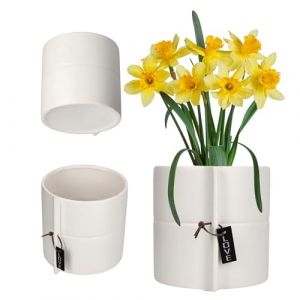 Cache Pot de Fleur Pot de Fleur en Céramique Couleurs 17cm - Kadax