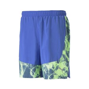Puma Short Run Favorite Woven AOP Session 7 bleu vert clair - XXL