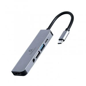 Gembird A-CM-COMBO5-02 Câble USB Type-C avec HDMI et livraison d'énergie 87 W