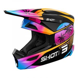 Shot Casque integral furious adulte miami orange brillant