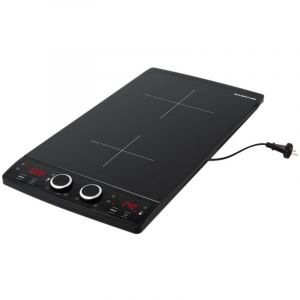 Inventum VKI3010ZWA plaque Table Sans Plaque (Table, Sans zone à induction, Verre-céramique, Noir, 1300 W, Environ)