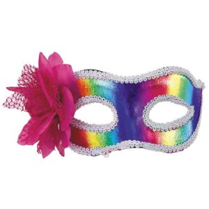 Ruedelafete Loup holographique à fleur, Multicolore