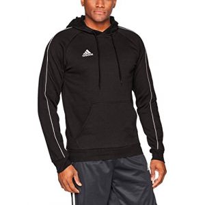 Adidas CE9068 Sweat à Capuche Homme, Noir/Blanc, FR : L (Taille Fabricant : L)