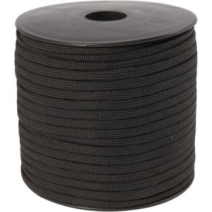 Creotime Corde pour macramé, l: 5 mm, 50 m, noir
